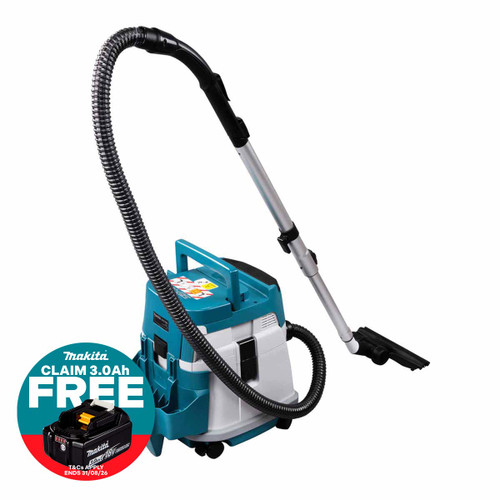 Makita DVC156LZX1 LXT Twin 18V Brushless Dust Extractor (Body Only)