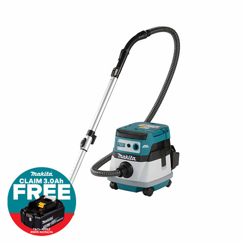 Makita DVC865LZX3 LXT Twin 18V Brushless Dust Extractor (Body Only)