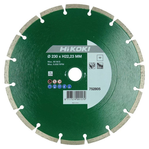 HiKOKI 752805 230mm Universal Diamond Blade