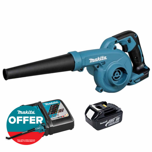 Makita DUB185Z 18V LXT Blower with 1x 3.0Ah Battery & Fast Charger