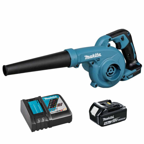 Makita DUB185Z 18V LXT Blower with 1x 4.0Ah Batteries & Fast Charger