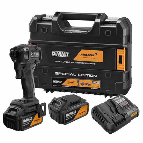 DeWalt DCF86MP2T McLaren F1 18V Impact Driver with 2x 5.0Ah Batteries