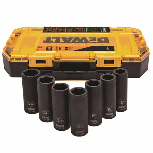 DeWalt DT70905 McLaren 1/2" Drive Deep Impact Socket Set