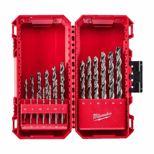 Milwaukee 4932499766 HSS-G ThunderWeb Drill Bit Set (19 Pieces)