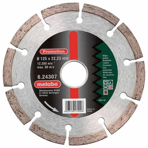 Metabo 125mm x 22.23mm Diamond Disc 624307000