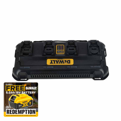 DeWalt DCB1404 XR 4 AMP Four Port Charger 240V
