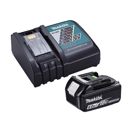 Makita DC18RC 18V LXT Fast Charger with 1x 6.0Ah Battery