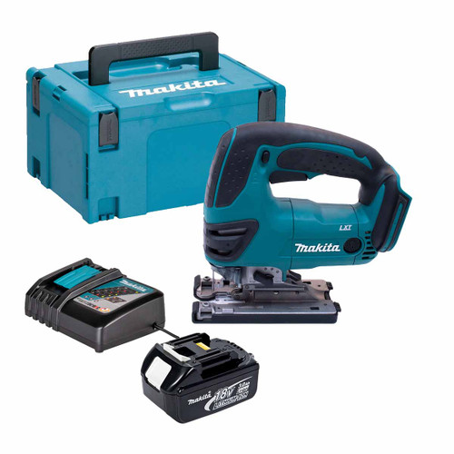 Makita DJV180Z LXT 18V Cordless Jigsaw with 1x 3.0Ah Battery, Charger and Makpac Carry Case