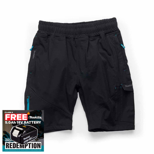 Makita MK302M Axis Stretch Shorts Black (Size L)