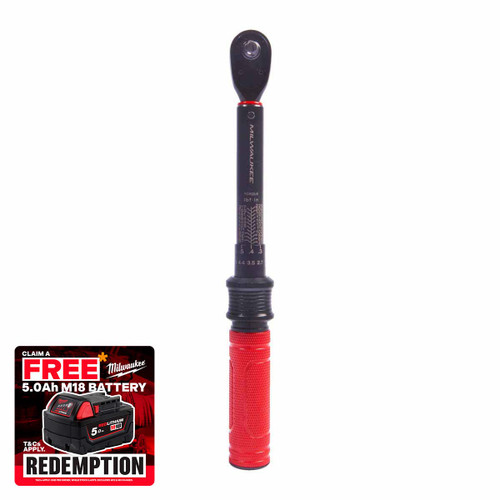 Milwaukee 4932500823 1/4" 5–25Nm Drive Click Torque Wrench