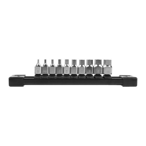 Milwaukee 4932500434 1/4" Drive Metric Hex Stubby Bit Socket Set (10 Piece)