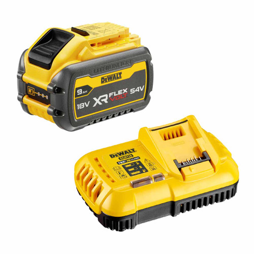 DeWalt DCB547 XR 9.0Ah FlexVolt 18/54V Battery and DCB118 Charger