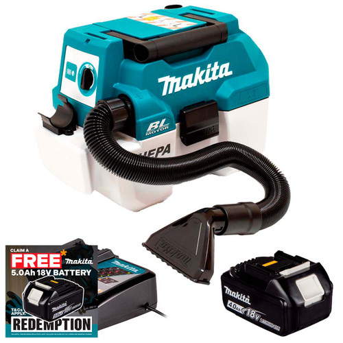 Makita DVC750LZX3 18v Brushless L-Class Vacuum Cleaner