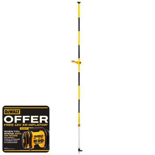 DeWalt DE0882-XJ Thread Laser Pole 1/4" Thread Laser Pole 3.3m