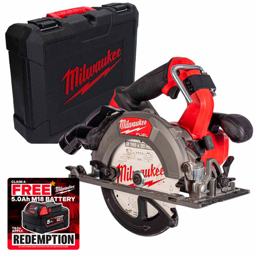Milwaukee M18FCSDC165-0C 18V FUEL™ 165mm Deep Cut Circular Saw with Case (Body Only)