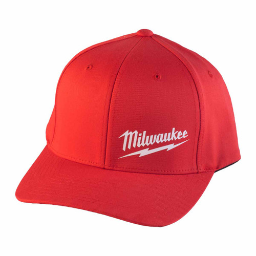 Milwaukee BCSRDSM Baseball Cap, Red (S / M)