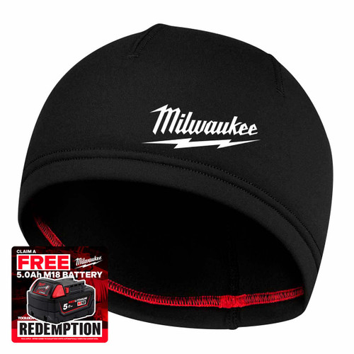 Milwaukee 4932499427 Low-Profile Beanie, Black