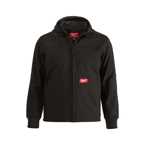 Milwaukee 4932498271 Freeflex Softshell Hooded Jacket, Black (Size S)