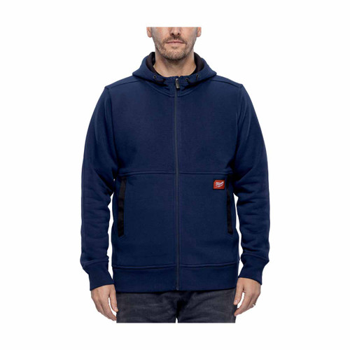 Milwaukee 4932499399 GRIDIRON™ Full-Zip Hoodie, Blue (Size S)
