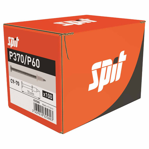 Spit Pulsa 032580 C9 70mm PAT Drive Pins for P370 (100 Pack)