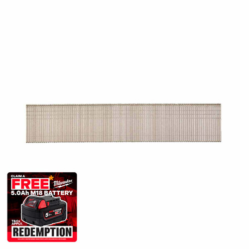 Milwaukee 4932492556 18G 50mm Galvanised Brad Nails (5000 Pack)