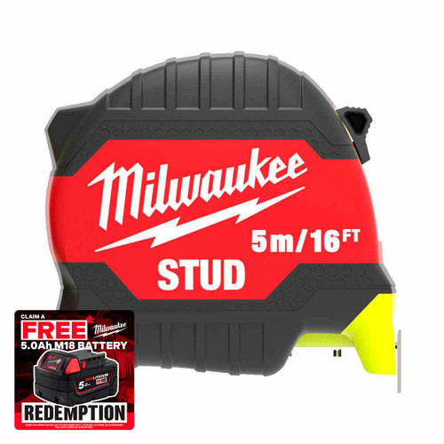 Milwaukee 4932498764 Stud Gen 3 Tape Measure 5m/16ft