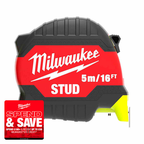 Milwaukee 4932498764 Stud Gen 3 Tape Measure 5m/16ft