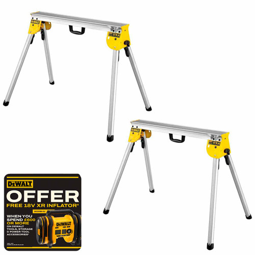 DeWalt DE7035 Heavy-Duty Work Support Stand Sawhorse (2 Pack)