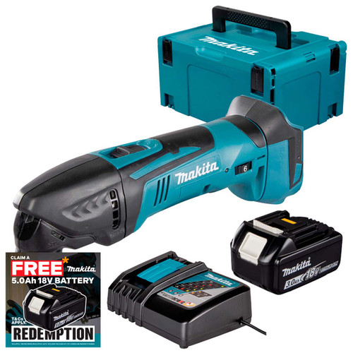 Makita DTM50Z 18V LXT Cordless Multi Tool with 1x 3.0Ah Battery, Charger and Makpac Carry Case