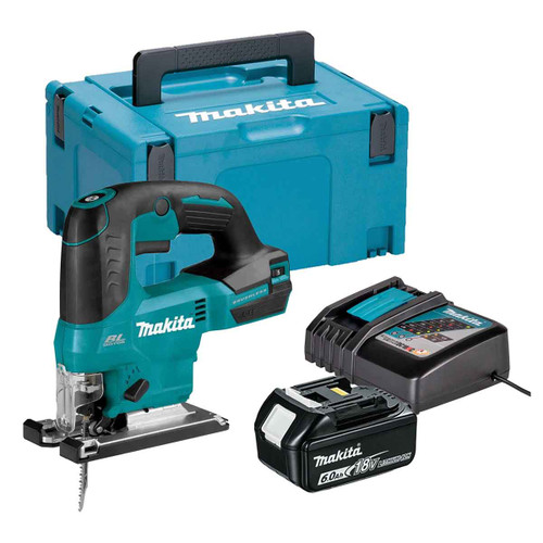 Makita DJV184Z LXT 18V Jigsaw with 1x 6.0Ah Battery, Charger & Makpac Carry Case