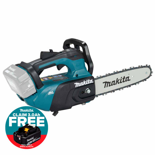 Makita DUC258Z 18V LXT Brushless Top Handle Chainsaw 250mm (Body Only)