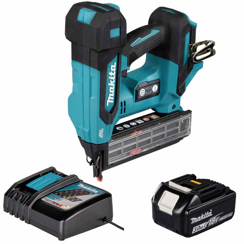 Makita DBN501ZJ 18V LXT Brad Nailer with 1x 3.0Ah Battery and Charger