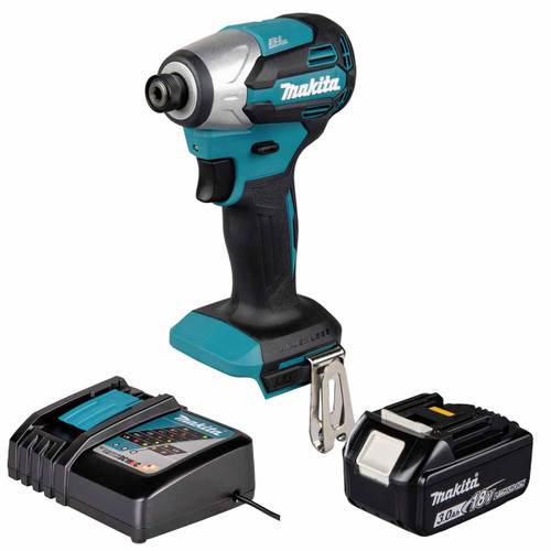 Makita DTD158Z 18V LXT Impact Driver with 1x 3.0Ah Battery, Charger and Makpac 3 Case