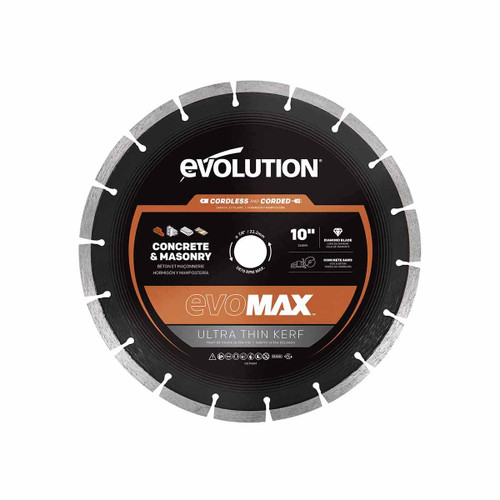 Evolution MAX260SEG-CS EVOMAX Diamond Cutting Blade 260mm x 22mm 18T for R260DCT-Li 18V Cordless Disc Cutter
