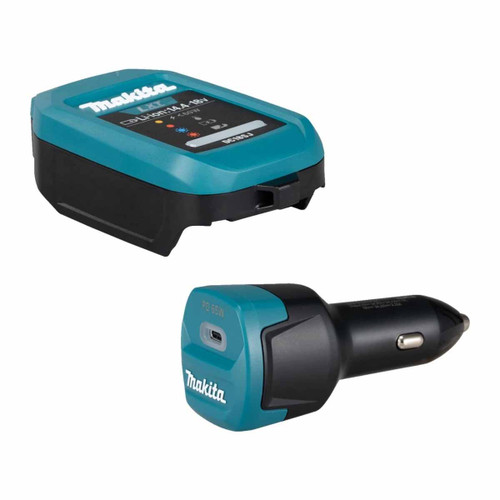 Makita 1916H8-8 LXT Power Source Kit with DC18SJ Charger and ADP14 Car Cigarette Lighter Adapter