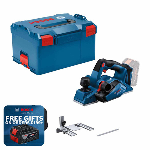 Bosch GHO18V-26 18V Planer in L-Boxx (Body Only) 06015B5000