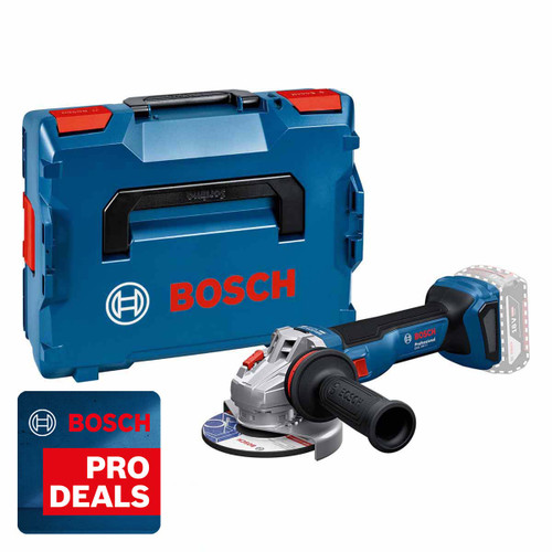 Bosch GWS18V-11 125mm Grinder in L-Boxx (Body Only) 06019N4102