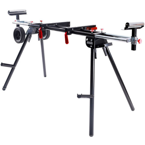 Excel 7475 Universal Mitre Saw Stand Folding & Adjustable Legs with Wheels