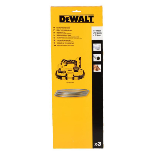 DeWalt DT8478 114cm 18TPI Bandsaw Blade for DCS374N (3 Pack)