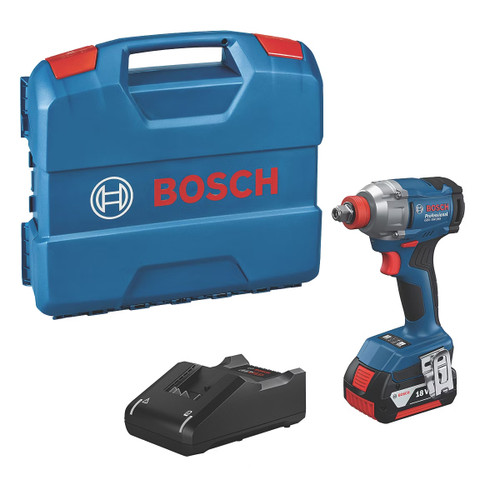 Bosch GDX18V-285 18V Cordless 2-in-1 Combi Impact Gun with 1x 5.0Ah Battery, Charger and Case