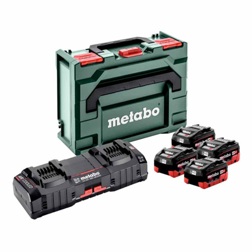 Metabo Basic Set with 4x 8.0Ah LiHD Batteries, ASC145 Charger & MetaBOX 145 685135000