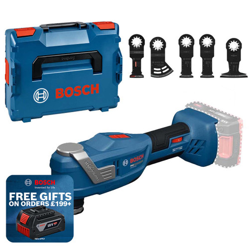 Bosch GOP18V-30 18V Cordless Starlock Multi Tool with Carry Case