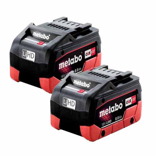 Metabo 18V 8Ah LiHD Battery 625369000 (Twin Pack)