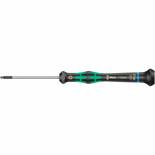 Wera 2054 Screwdriver Hex 2.0/60 for Electronic Applications