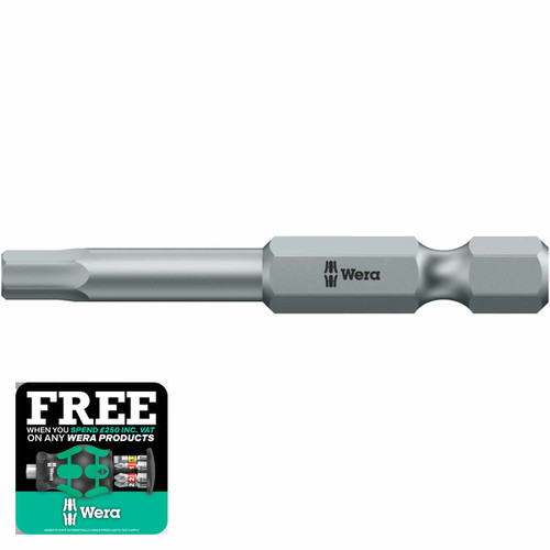 Wera 840/4Z Bit Hex 1/16/50 Extra Tough