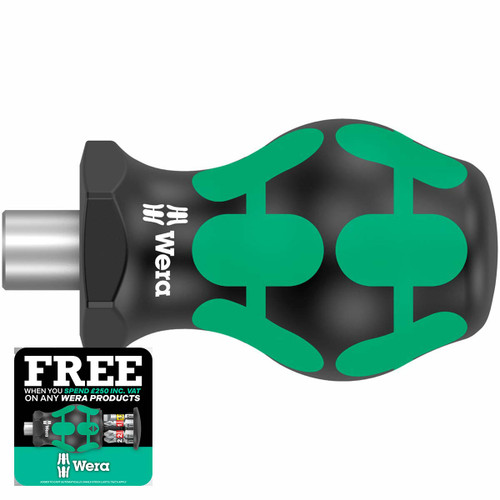 Wera 811/1 Kraftform Stubby Bit Holder Magnetic 1/4"