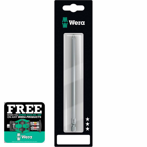 Wera 851/4 Z Sb Extra Tough Screwdriver Bit Ph 2 X 152mm