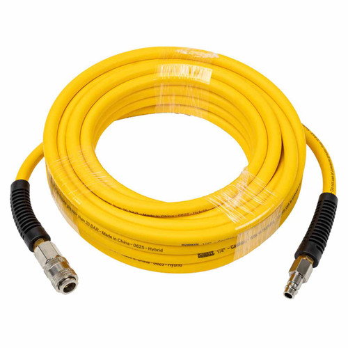 DeWalt DXCMH10E 10m PVC Air Hose with 1/4" Quick Release Couplers