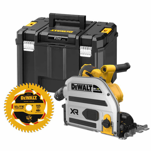 DeWalt DCS525NT 18V XR Cordless Plunge Saw in TSTAK Carry Case (Body Only)