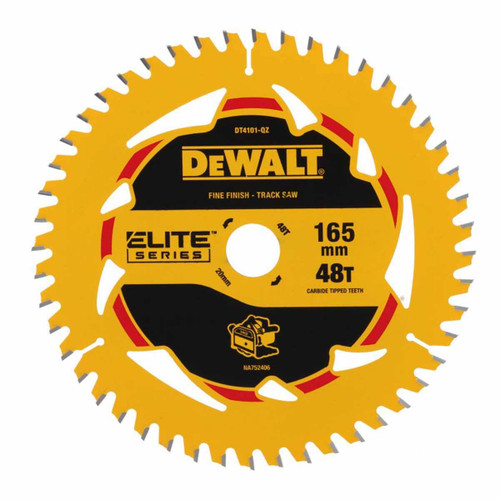 DeWalt DT4101 Circular Saw Blade Fine Finish 165 x 20mm 48T